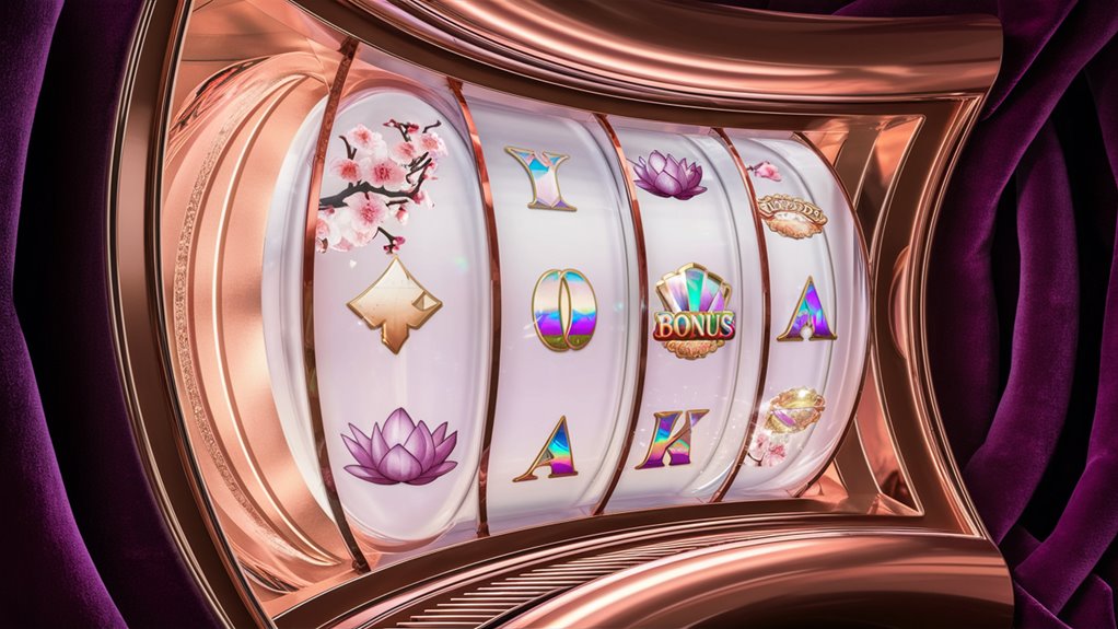 floral curved slot game