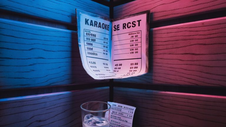 beware extra karaoke charges