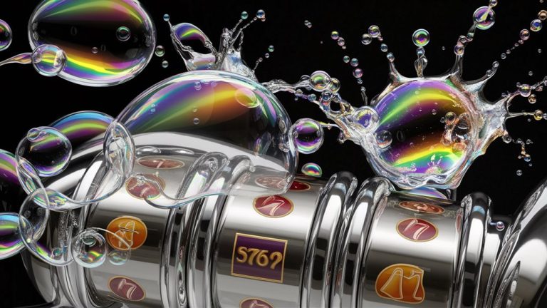 bubble slot machine action