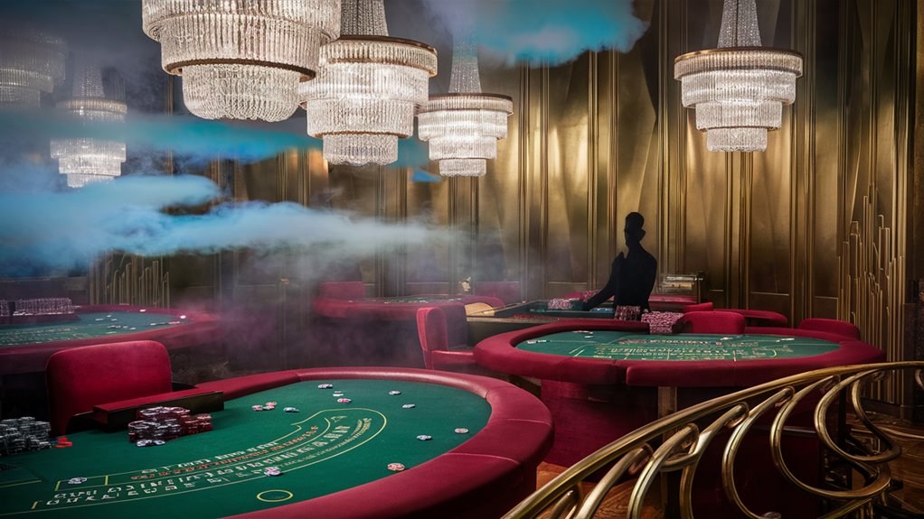 casino smoke conceals gaming action