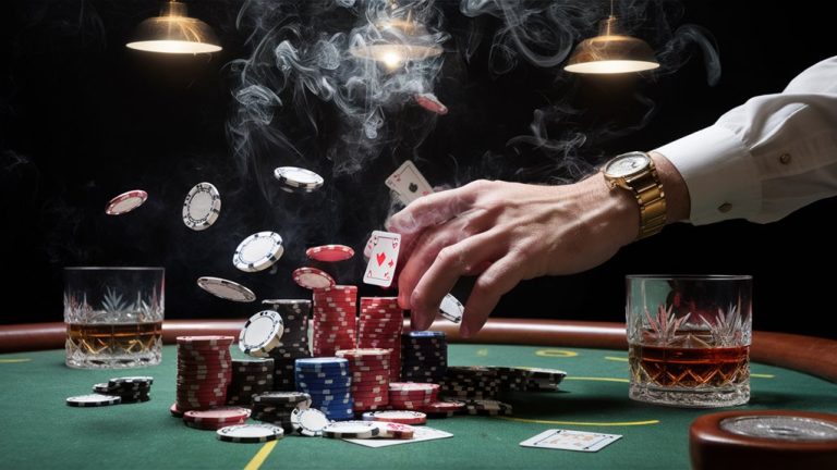 fire creates gambling chaos