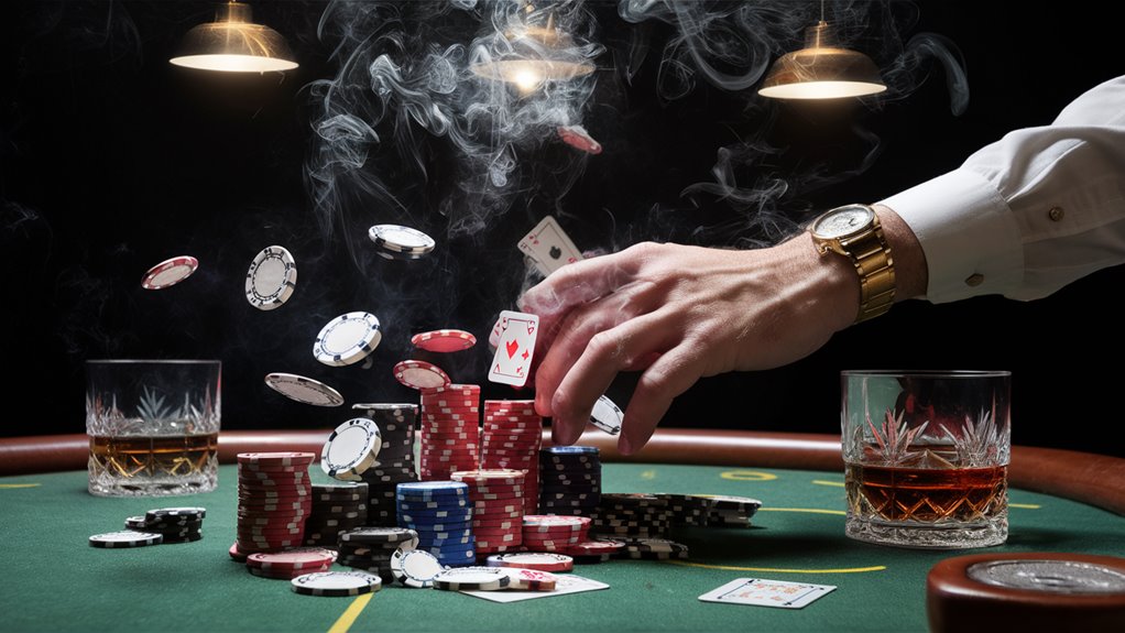 fire creates gambling chaos