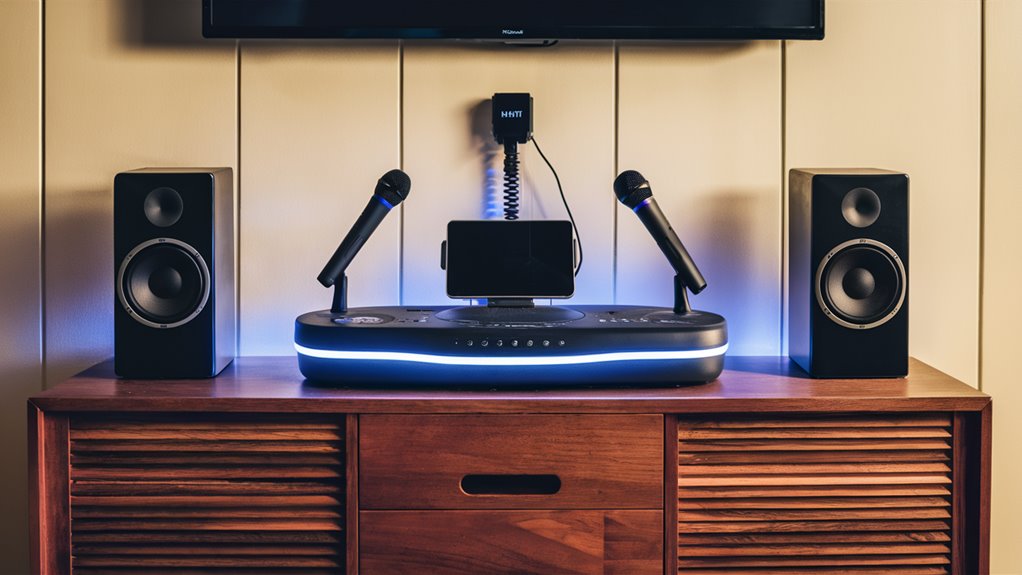 karaoke setup device parts