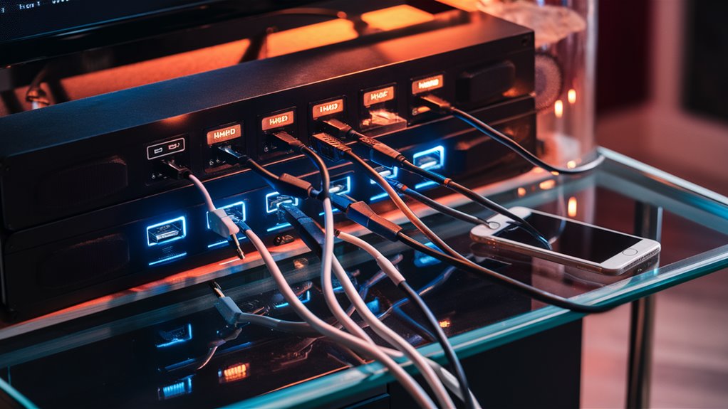 network connection setup features