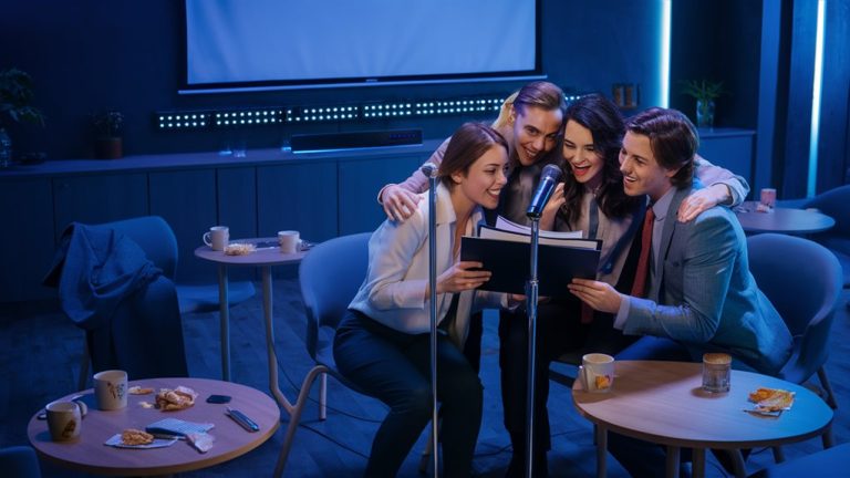 organize office singing party