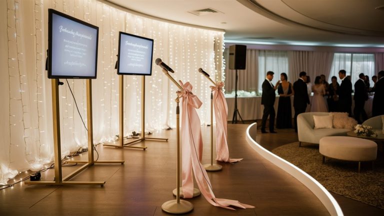 plan wedding karaoke entertainment