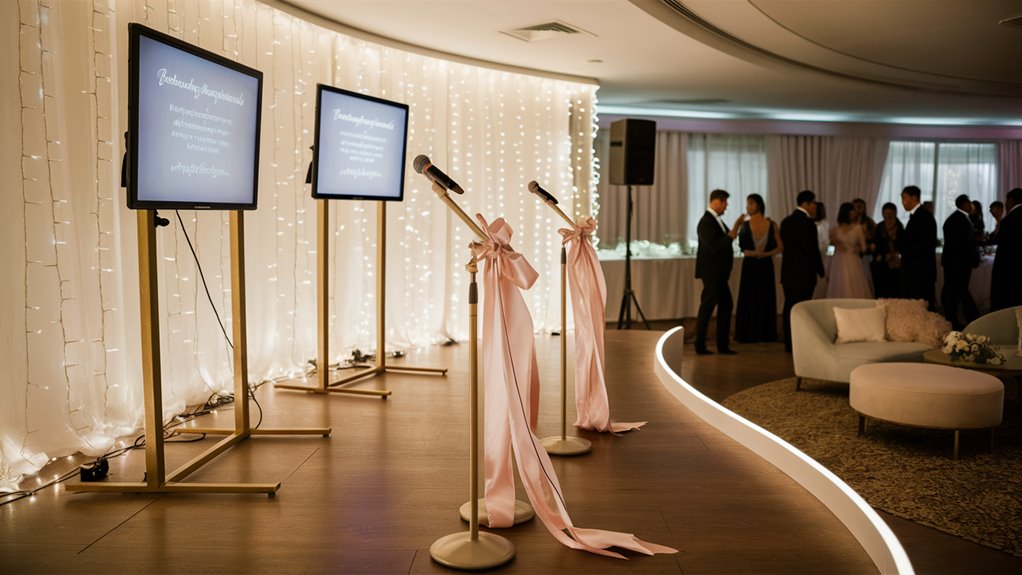 plan wedding karaoke entertainment