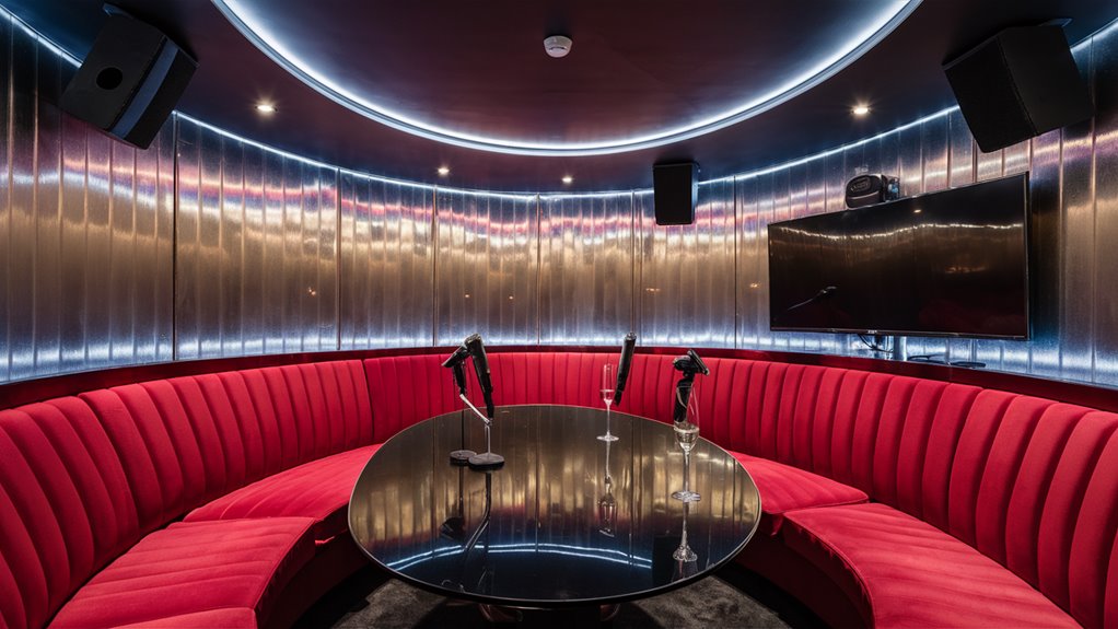 singing entertainment room amenities