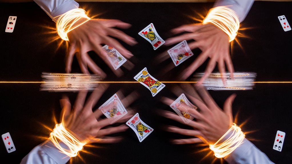 twitching cards control gaming