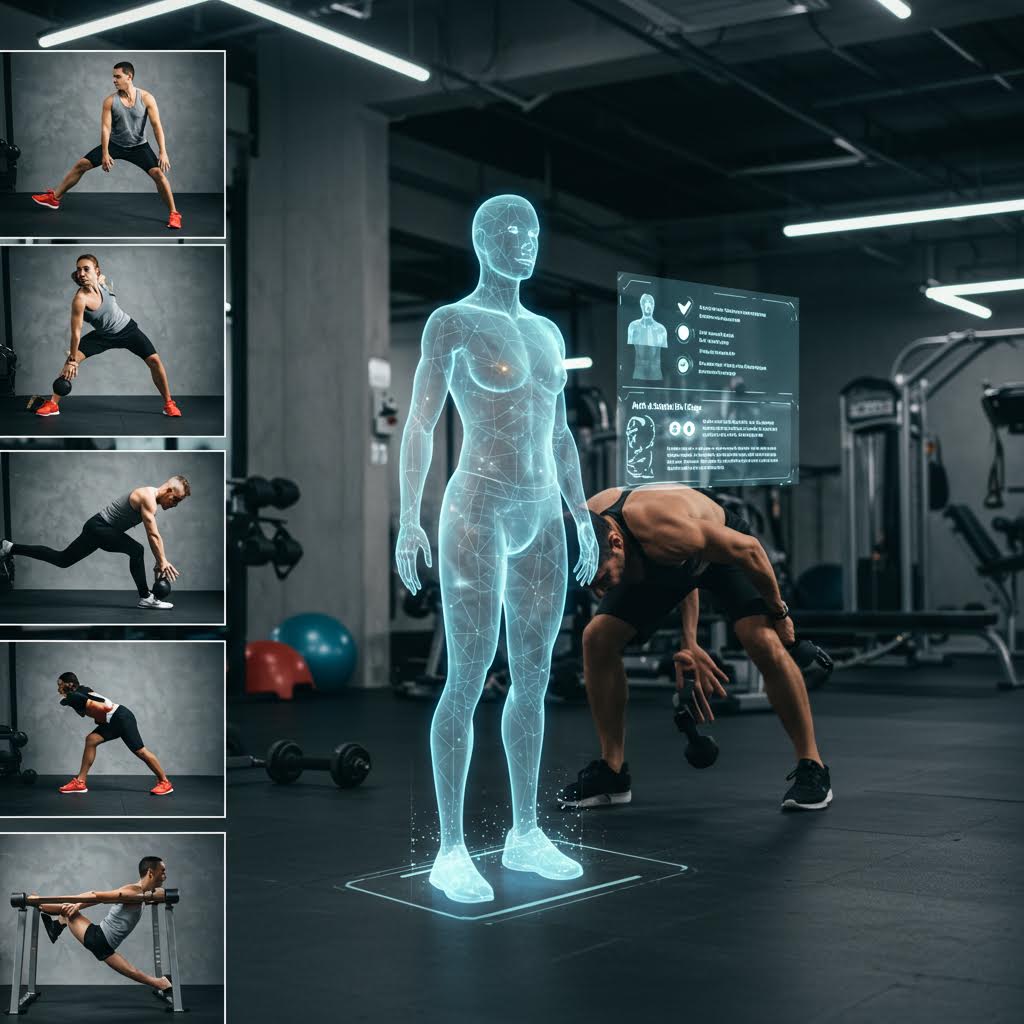 AI 코칭 기술이 운동자의 데이터를 분석해 맞춤형 훈련을 제안하는 과정을 온카스터디 맥락에서 다룬 콘텐츠